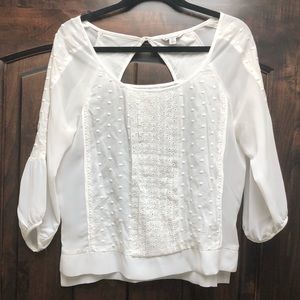 White American Eagle Top So Precious